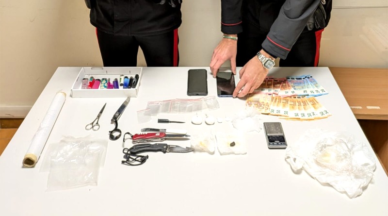 Quartu arresto spaccio cocaina (foto Carabinieri)