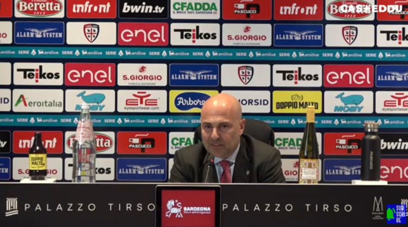 Conferenza stampa Giulini: «Cagliari solido, vogliamo alzare l'asticella» - immagine Cagliari Calcio