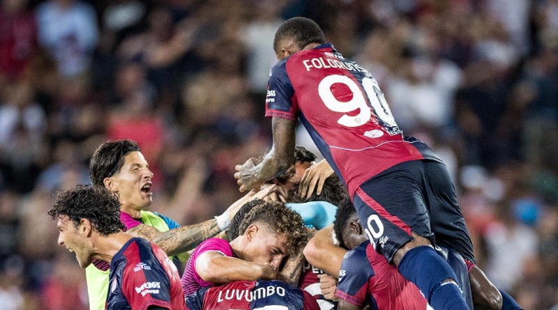 Unipol Domus finale Cagliari-Fiorentina 1-1 - foto Cagliari Calcio