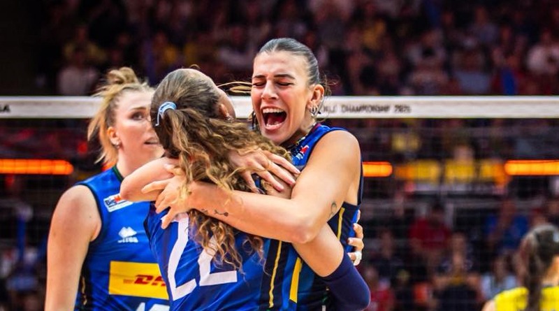 Pallavolo femminile, l'Italia di Alessia Orro è campione del mondo - foto Federazione Italiana Pallavolo